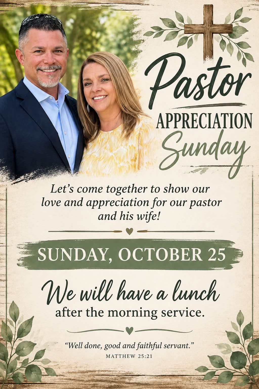 Pastor Appreciation Sunday